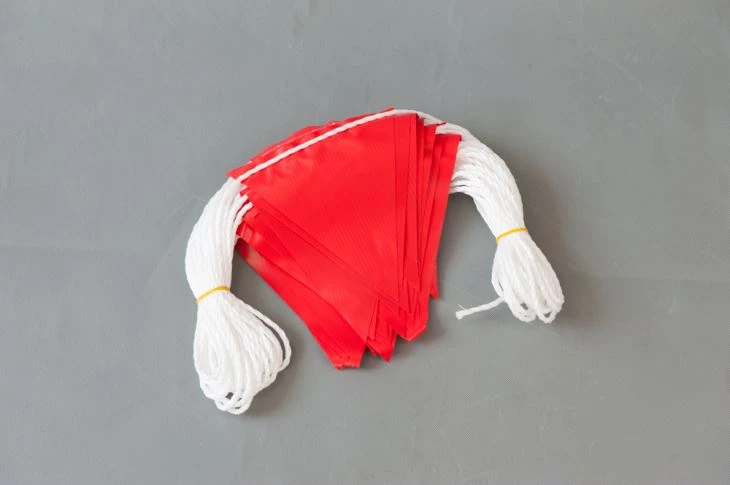Red Warning Safety Flag